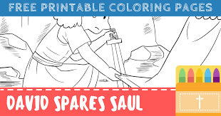 Click with the right button of the mouse and save in your computer. Free David Spares Saul Coloring Pages For Kids Connectus
