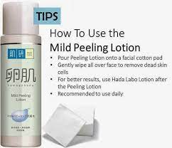 Peeling treatment is not cheap and this is a good. Review Mild Peeling Lotion From Hada Labo Shini Lola Your Guide To Travel Beauty Lifestyle
