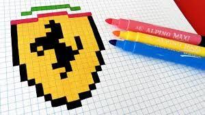Logos Pixel Art Buscar Con Google Pixel Art Voiture Coloriage Pixel Dessin Pixel