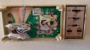 This article gives a table showing the proper wire connections for the american standard, ge or trane room thermostat used to control heating or air conditioning equipment. Thermostat Upgrade Doityourself Com Community Forums