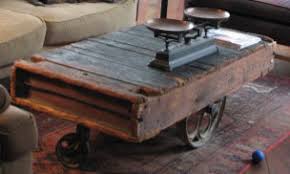 Vintage industrial pull cart all original. Industrial Cart Coffee Table Eclectic Living Room Seattle By Taylored Interior Design Construction Houzz