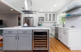 modern solid birch wood shaker kitchen