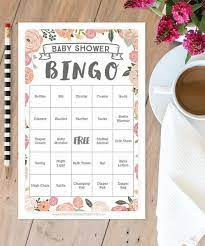 Baby Shower Game Baby Shower Bingo Baby Shower Fun Baby Shower Printables