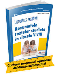 Structura programei de limba şi literatura română pentru gimnaziu este următoarea: Rezumate Opere Obligatorii Gimnaziu