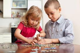 The london mapmaker john spilsbury was the inventor of the jigsaw puzzle game, which was introduced in 1760 as a tool to help children learn geography. Bored Kids Here Are 3 Ways Jigsaw Puzzles Help Kids Grow Playtime 30seconds Mom