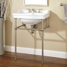 Cierra Console Sink With Brass Stand Console Sink Bathroom Console Small Bathroom Sinks