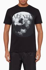 فالنتينو تي شيرت مون داست قطن فساتين فستان اسعار ماركات عالمية فخمة راقية In 2020 Mens Tshirts Cotton Tshirt Valentino Black