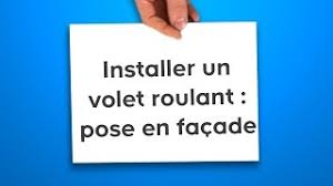 Porte de garage sectionnelle rome castorama. Installer Un Volet Roulant Pose En Facade Castorama Youtube