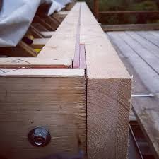 Wood flitch beam design baretired (structural) 21 jun 10 10:33 if the plate or channel continues to the end of the wood beam, the load is transferred from steel to wood by bolts, then to the column by compression in the wood beam, not shear. Thats The 5th And Final Flitch Mark Nelson Architecture Facebook