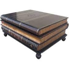 This is a very elegant and dignified end table. Gold Leaf Bound Leather Coffee Table By Maitland Smith Leather Coffee Table Coffee Table Inspiration Brown Coffee Table