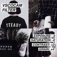 Aesthetic Black And White Vsco Filter Here S A Dark Grudge Filter I Really Hope You Guys Like It Theme Inspired By Pleasingfilters Filtro Vsco Fotografia Vsco Filtros De Vsco Cam