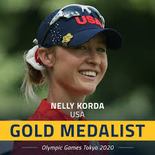 Team usa's nelly korda wins olympic gold medal in women's golf. A Pmusiwirks2m