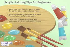 Read on to learn how to use different acrylic paint materials, methods and more. Acrylic Painting Tips For Beginners