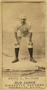 I can provide you with back scans or describe the backs when requested. Buck Ewing Hall Of Fame Baseball Cards