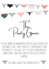 The Panty Game - Etsy