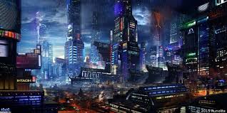 Pin By Bjarne Graves On Flying Cars Mega City Cyberpunk Cyberpunk Art Cyberpunk City Future City