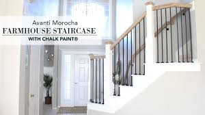 Maybe you would like to learn more about one of these? Farmhouse Staircase Renovation With Chalk Paint Youtube