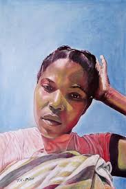 My first oil painting, before that I used pastels. This is my self  portrait. Made with old master techniques 35*50cm, oil