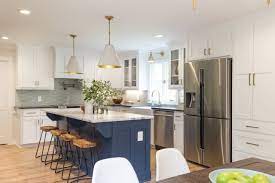 When it comes to kitchens, gray kitchen cabinets are the new white! Silver Haze Wave Kitchen Backsplash Transitional Kitchen Other By Fireclay Tile Houzz