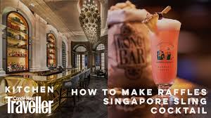 Maybe you would like to learn more about one of these? How To Make A Singapore Sling The Original Raffles Recipe Conde Nast Traveller Youtube