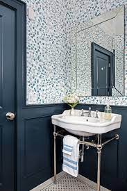 How to install wainscoting for a craftsman powder room with a wainscoting and a powder room by mahoney architects & interiors. 75 Beautiful Wainscoting Powder Room Pictures Ideas July 2021 Houzz