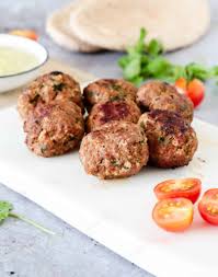 Grilled kofta (or kefta) are skewers of ground beef and lamb mixed with fresh parsley, onions, garlic and warm middle eastern spices! Middle Eastern Lamb Kofta Recipe Little Sunny Kitchen