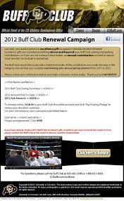 University Of Colorado Buff Club Renewal Athletic Scholarships College Athletics University Of Colorado