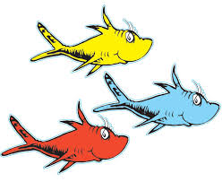 Dr Seuss 1 Fish 2 Fish Cutouts Dr Seuss Baby Shower Seuss Baby Shower Seuss Classroom