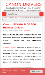 Download the latest version of the canon mg2500 series printer driver for your computer's operating system. Canon Drivers Org Canon Pixma Mg2500 Printer Driver Seo Report Seo Site Checkup