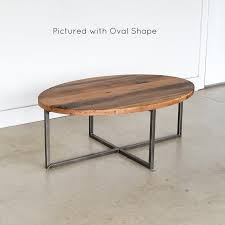 Round Coffee Table Reclaimed Wood Metal Base Coffee Table Etsy In 2020 Metal Base Coffee Table Reclaimed Coffee Table Coffee Table