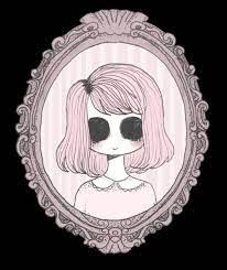 Funny cute halloween dress up costume s drawing. Creepy Pastel And Pink Image Creepy Drawings Pastel Goth Art Creepy Cute