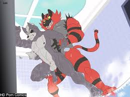 Incineroar X Wolf comic porn | HD Porn Comics