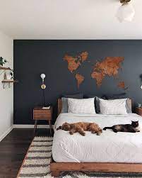 Wood Wall Art Wall Map Of The World Map Wooden Travel Push Pin Etsy In 2021 World Map Wall Decor Country House Decor Bedroom Design