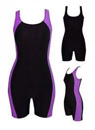 Waterpro Solid Splice Unitard Chlorine Resistant Swimwear Swim Sweat Chlorine Resistant Swimwear Swimwear Polyester Swimsuit