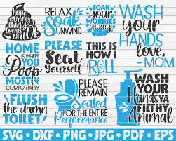 Download Funny Bathroom Quotes Svg Bundle 40 Designs Cut File Clipart By Hqdigitalart Thehungryjpeg Com