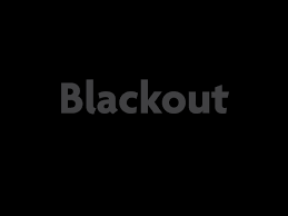 Blackout is the term used to describe when a person is so drunk that they wake up the next morning with temporary amnesia, no recollection of what they did the night before. Kidscreen Archive Blackout Tuesday