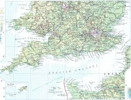 958x823 px (пикселей) вес карты: Angliya I Uels Karta Fizicheskaya Podrobnaya S Gorodami I Dorogami