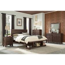 These queen and king bedroom furniture sets are expertly designed and crafted for luxurious comfort. Contemporary Cherry 4 Piece Queen Bedroom Set Tremaine Wood Bedroom Sets Bedroom Sets Queen Elegant Master Bedroom