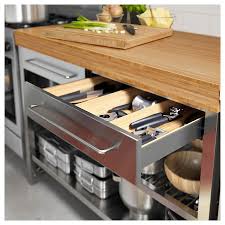When thinking about installing an island, there's one key consideration: Rimforsa Work Bench Stainless Steel Bamboo 471 4x255 8x361 4 120x65x92 Cm Ikea Stainless Steel Countertops Stainless Steel Kitchen Island Workbench