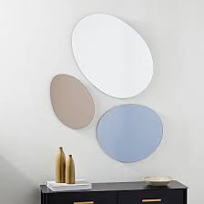 Pebble Trio Mirrors Set Of 3