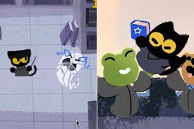 Google S Halloween Game Doodle Lets You Fight Ghosts With A Spell Casting Cat Called Momo Mirror Online