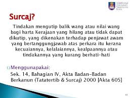 Acca persatuan akauntan bertauliah berkanun. Akta Badanbadan Berkanun Tatatertib Dan Surcaj 2000 Akta