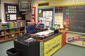Pin By Jessica Alsip On Teach Me Something Teacher Desk Organization Classroom Design Classroom Arrangement