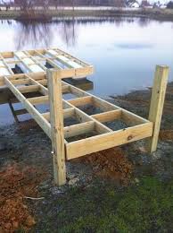 If you live on a lake or near a body of water then this diy floating dock can be very useful. Pond Dock Plans