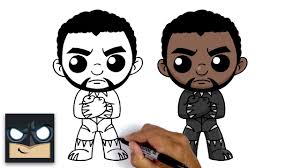 10 6 20 How To Draw Black Panther In 2020 Dragon Ball Painting Drawing Tutorials For Kids Black Panther