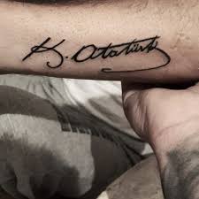 Ataturk Tattoo Cb Tattoo Antalya