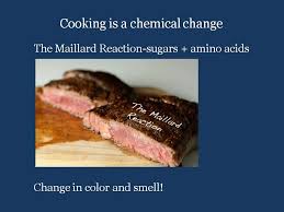 Chemical Reaction Millard Reaction Grilling Meat An Example Of A Millard Reaction Changes Color Smells Good To Most Maillard Reaction Grilled Meat Cooking
