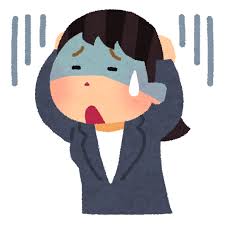 目標を達成できなかった人のイラスト（女性） | かわいいフリー素材集 ...