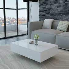 Get the best deal for white coffee tables from the largest online selection at ebay.com. White Coffee Table High Gloss 33 5 Accent Tea Side Home Living Room Stand 8718475528951 Ebay