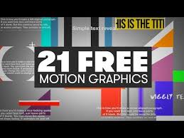 Using this free pack of motion graphics templates for premiere, you can quickly add customizable motion to your video projects without ever opening after effects. 250 Free Motion Graphics Templates For Animators Video Collective